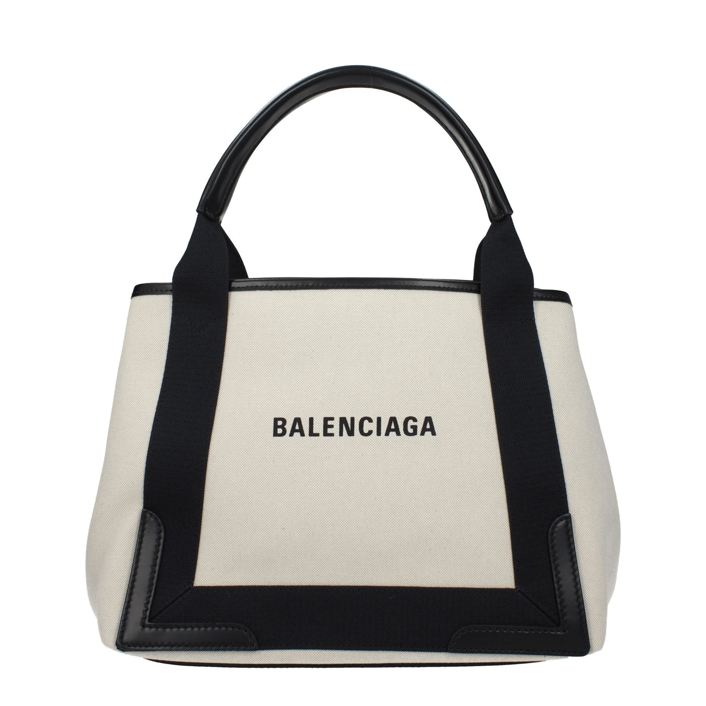 Balenciaga バレンシアガハンドバッグ女性ファブリックベージュ/ブラック - Image 1