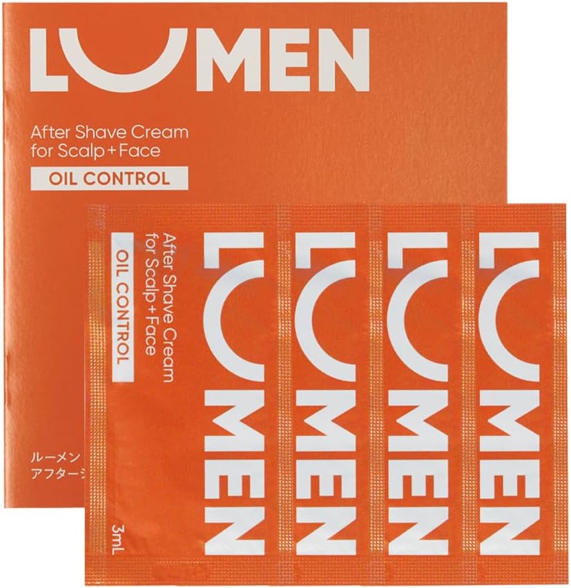 LUMEN Scalp Care Moisturizing Cream for Skin Heads, Reduces Shine and Shows a Matt Texture for Scalp with Dry Skin, Roughness and Odor, All-in-One Scalp Cream (0.1 fl oz (3 ml) x 4 Doses)