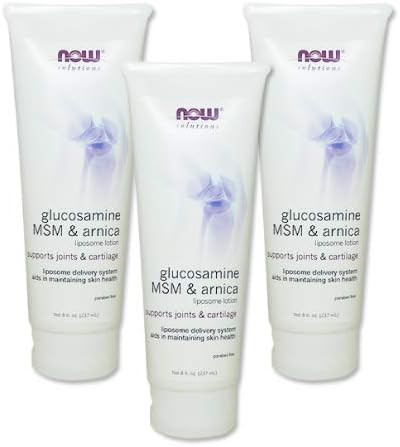 Set of 3 Glucosamine, MSM & Arnica Posome Lotion, 8.1 fl oz (237 ml)