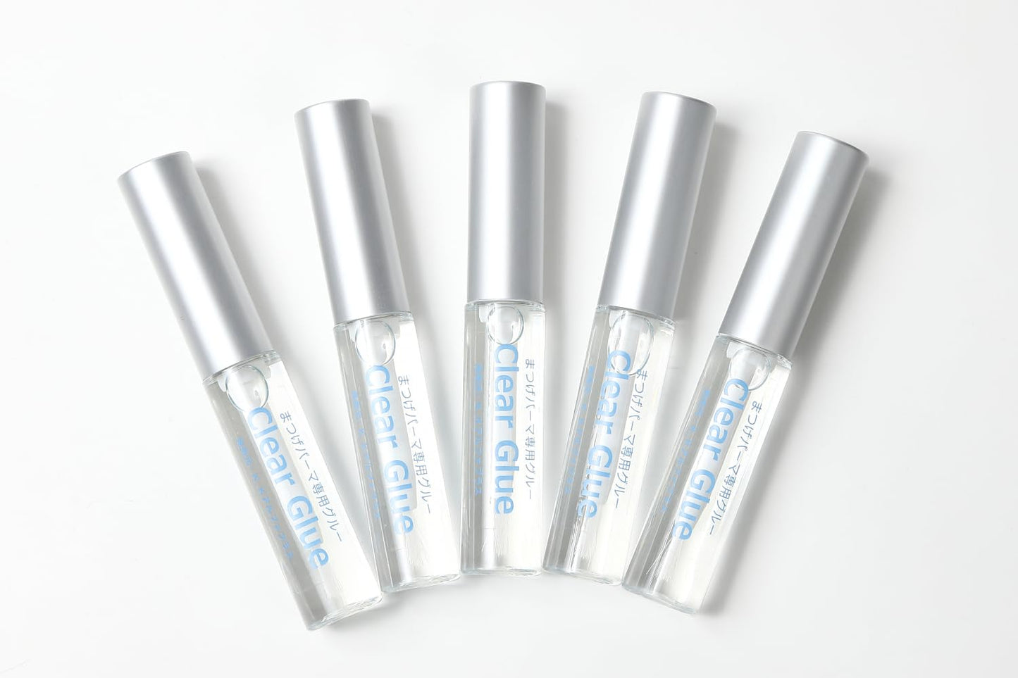 ☆ Set of 5 Clear Glue for High Adhesive Eyelash Perm False Eyelashes and Brow Lifts OK!