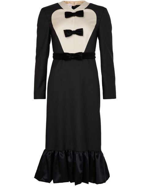 VALENTINO GARAVANI Virgin wool midi dress - Image 1