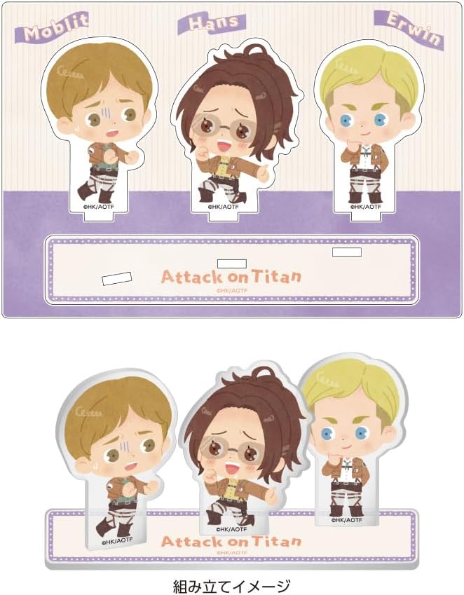 Attack on Titan The Final Season Triple Acrylic Stand/C