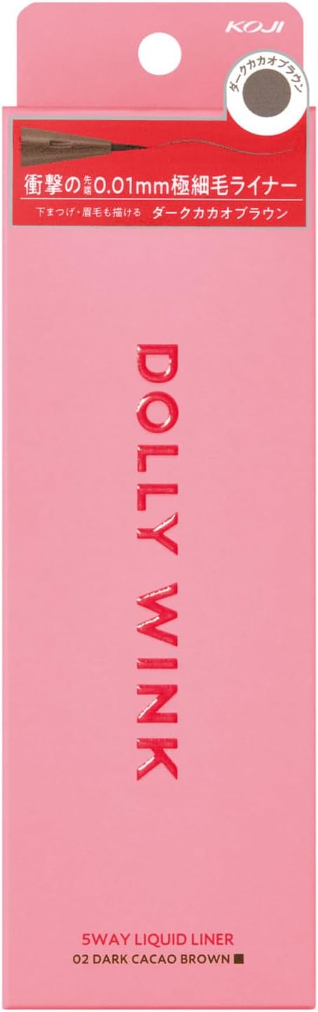 Dolly Wink 5-Way Liquid Liner 02 Dark Cacao Brown