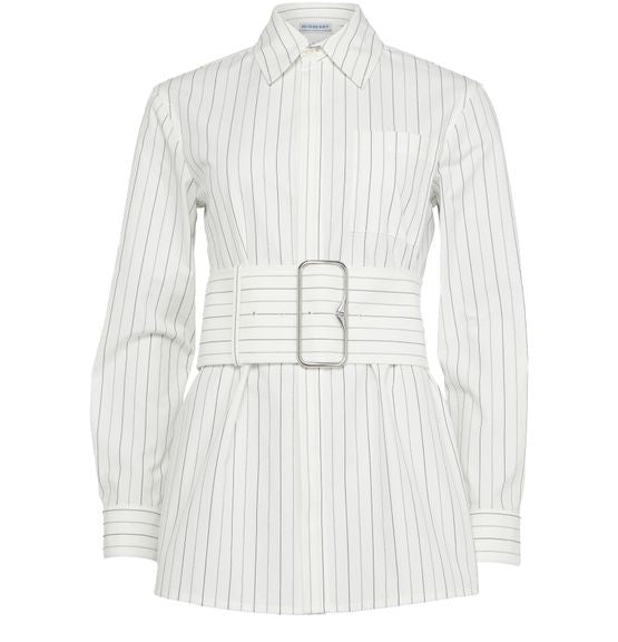 BURBERRY コットン製 ベルトシャツ - Image 1
