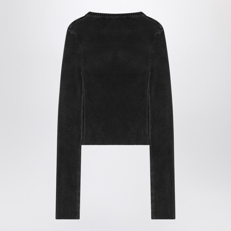 Diesel ディーゼル M 黒いTシャツをアンカーします - Image 1