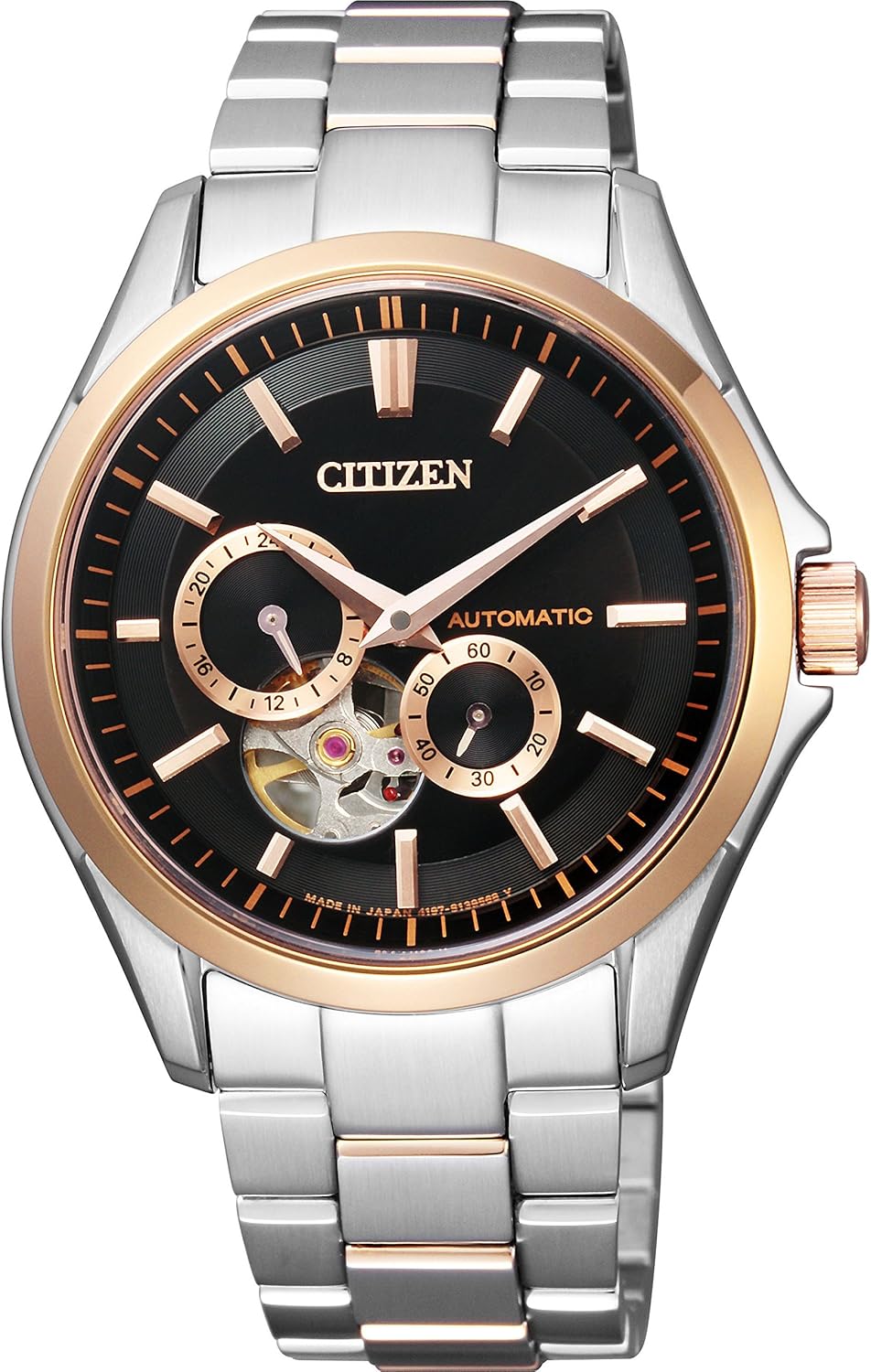 Citizen NP1014-51E Men's Wristwatch, Citizen Collection, Mechanical, Made in Japan, See-Through Back