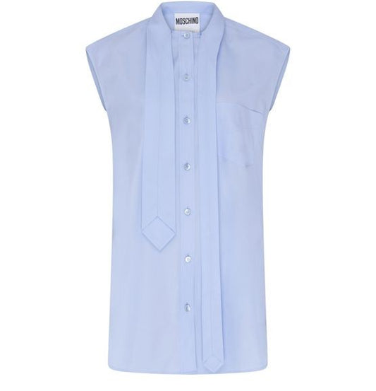 MOSCHINO コットンポプリン製 ブラウス - Image 1