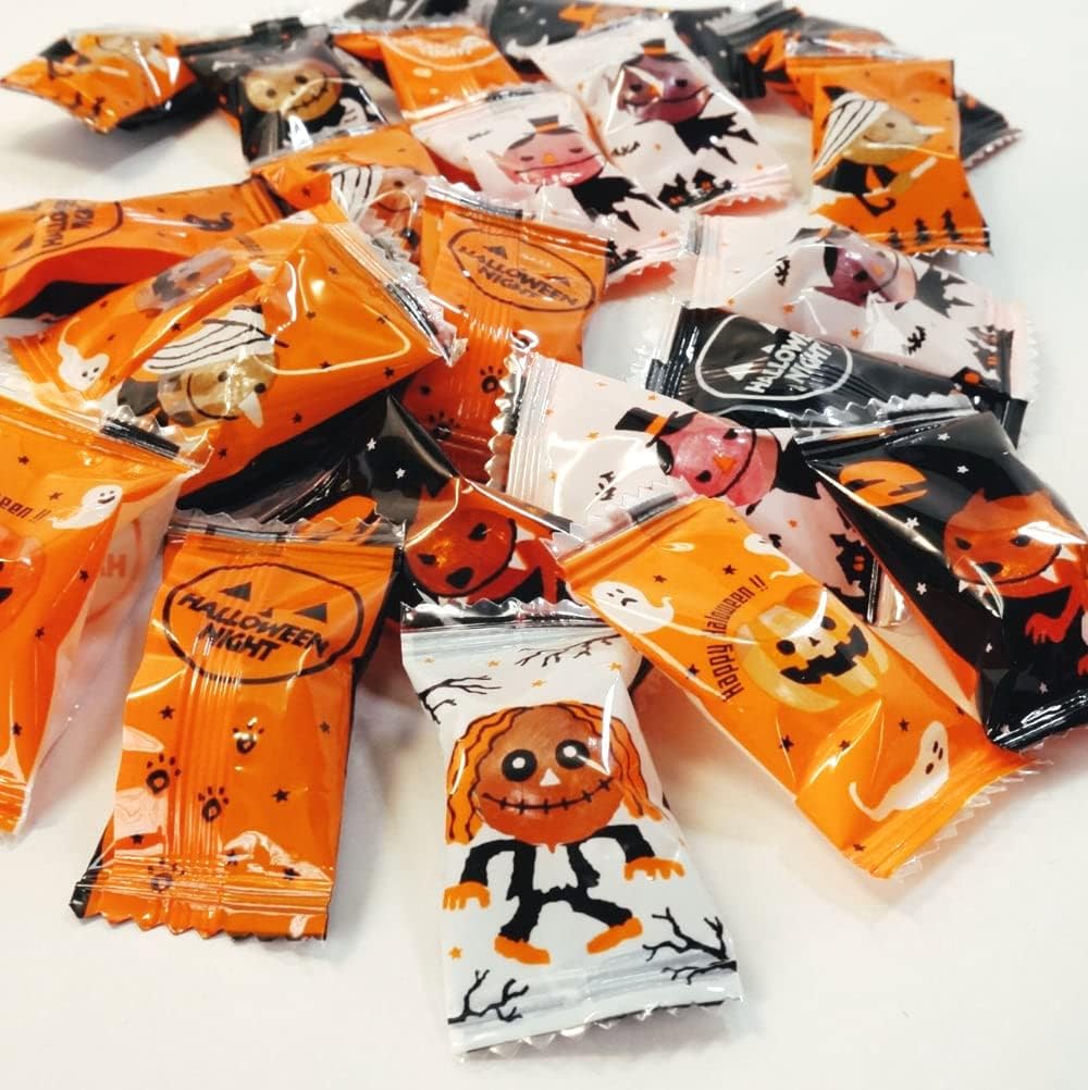 Kikko Seika Small Halloween Candy, Commercial Use, 17.6 oz (500 g) (Approx. 200 Capsules)