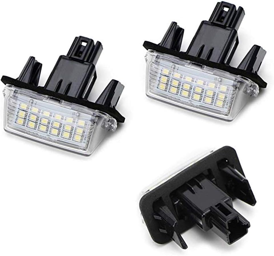 Genuine Replacement LED 18 x 2 License Lights for Toyota Camry Aqua Avensis Lactis Sienta Vitz Corolla Axio Filler SAI Voxy Exfire