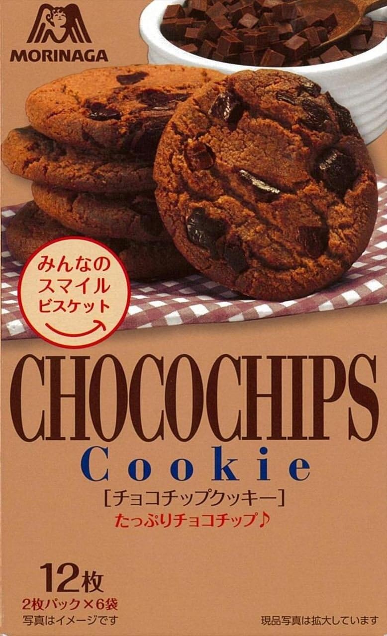 Morinaga Milk Industry Morinaga Chocolate Chip Cookies, Pack of 12