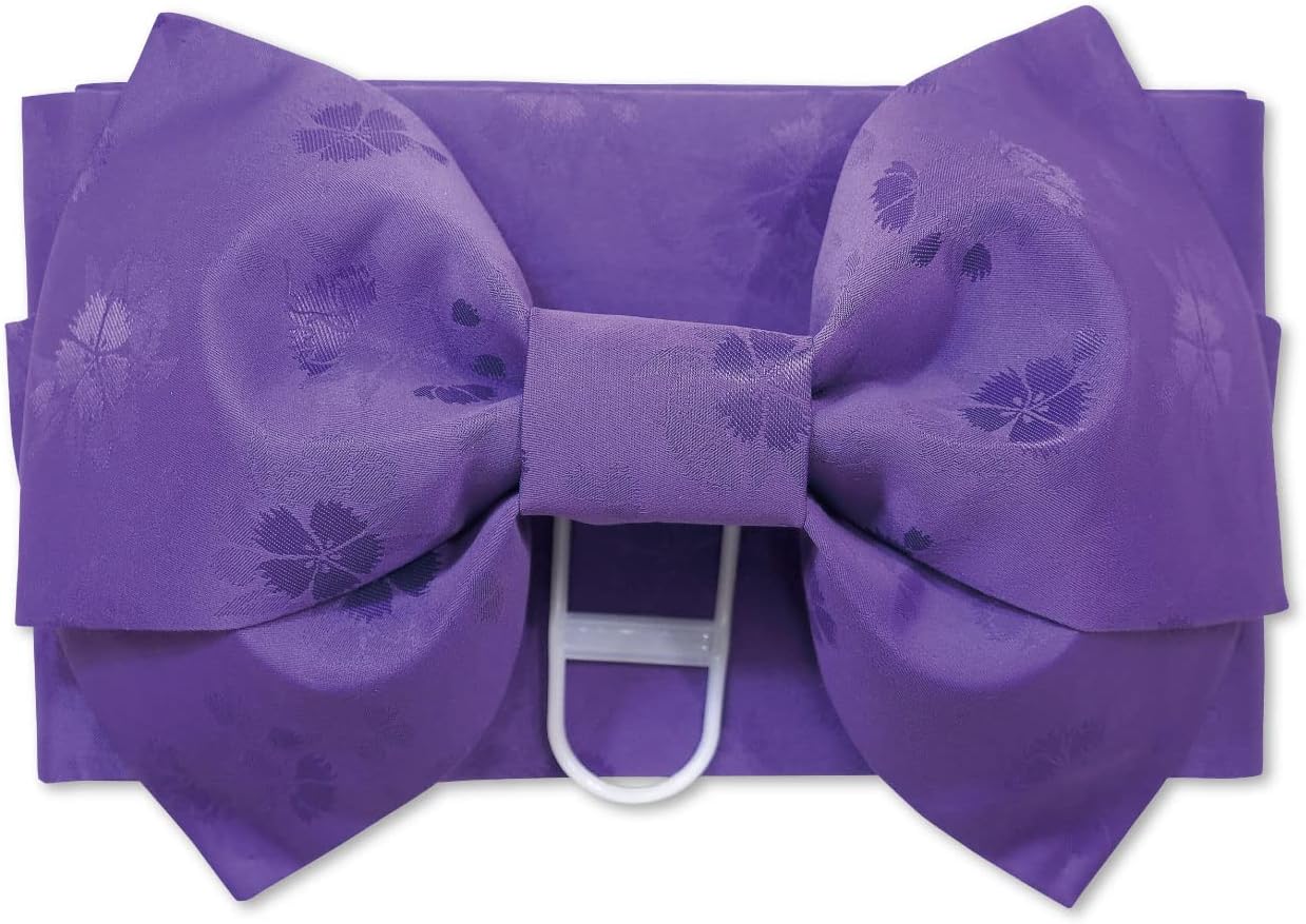 Nishiki Sash, Bow-shaped, One-Touch Yukata Belt, Wired, Women's, Girls, Kids, Adults, Children, Girls