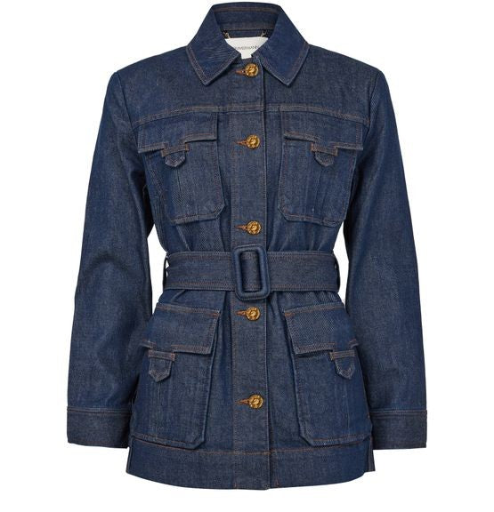 ZIMMERMANN Illuminate denim safari jacket - Image 1