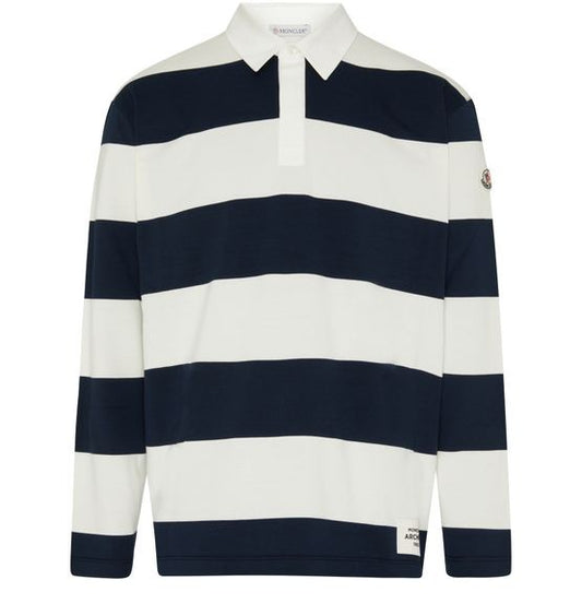 MONCLER ロゴ入り 長袖 ポロ - Image 1
