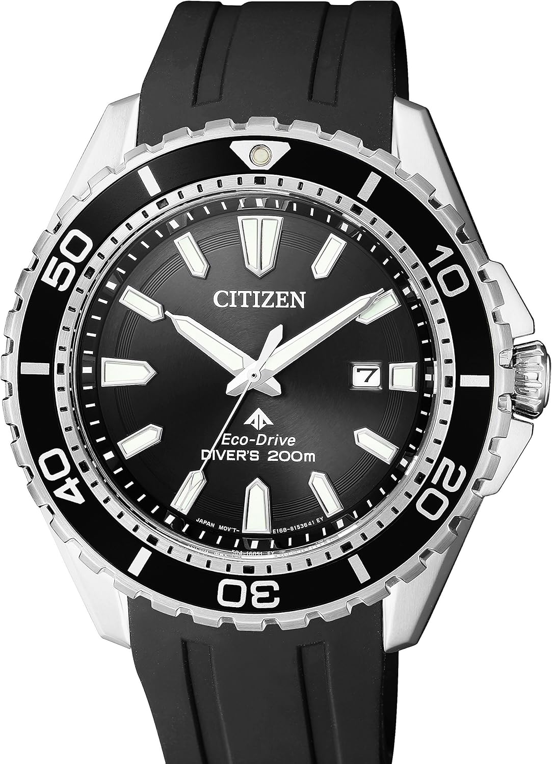 Citizen Watch Promaster Eco-Drive Marine Series 200m Diver BN0190 Series Men's, navy, watch