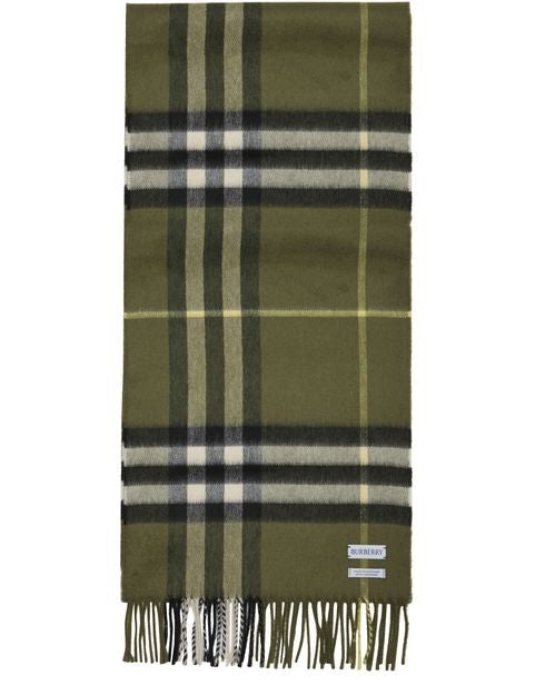 BURBERRY Checked cashmere scarf - Image 1