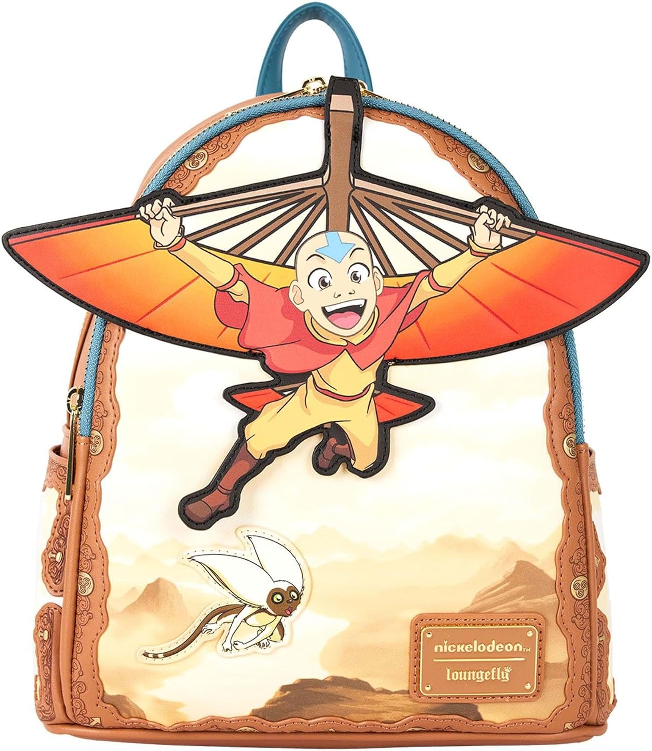 Loungefly Avatar: The Last Airbender Flying Aang Mini Backpack | Nickelodeon Backpacks