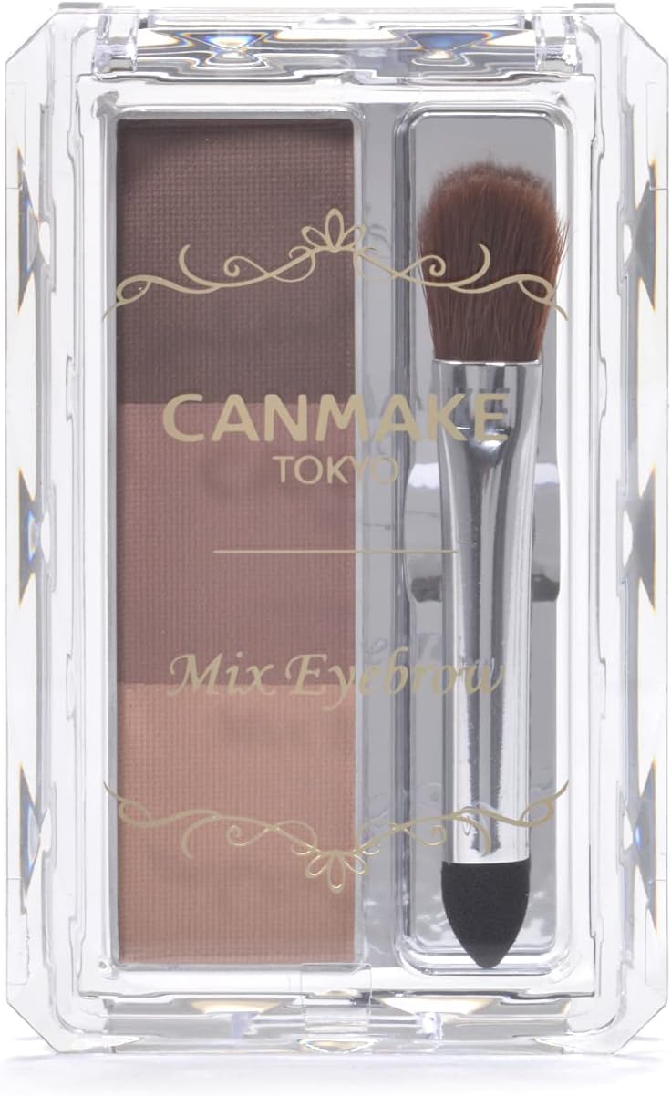 Canmake Mix Eyebrow 07 Misty Mauve Brown, 0.1 oz (2.8 g)