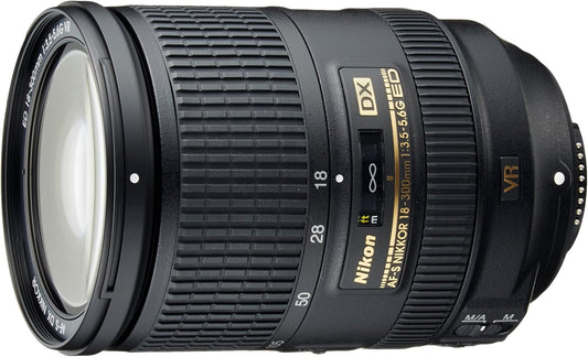 Nikon AF-S DX NIKKOR 18-300mm f/3.5-5.6G ED VR High Magnification Zoom Lens for Nikon DX Format
