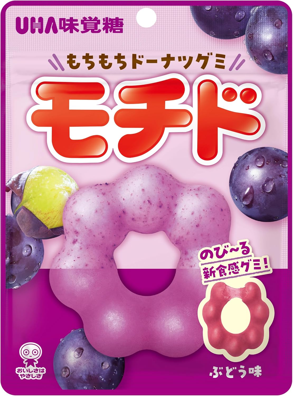 Mikakuto Mochido Grape, 1.4 oz (40 g)