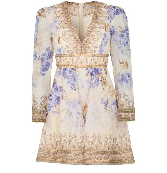 ZIMMERMANN Dawning plunge mini dress - Image 1