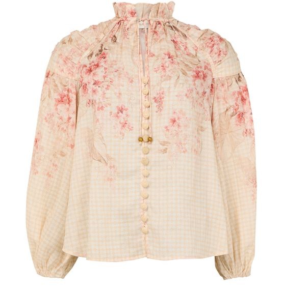 ZIMMERMANN Illuminate billow long sleeves blouse - Image 1
