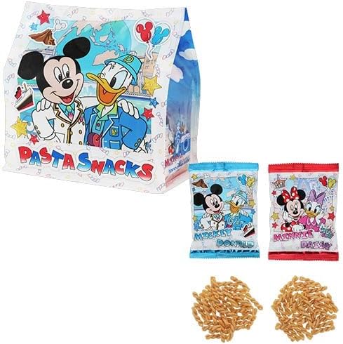 "Tokyo Disney Resort Limited" Mickey & Friends Pasta Snack (Salt Flavor, Smoked Turkey Leg Flavor), Sweets, Souvenir
