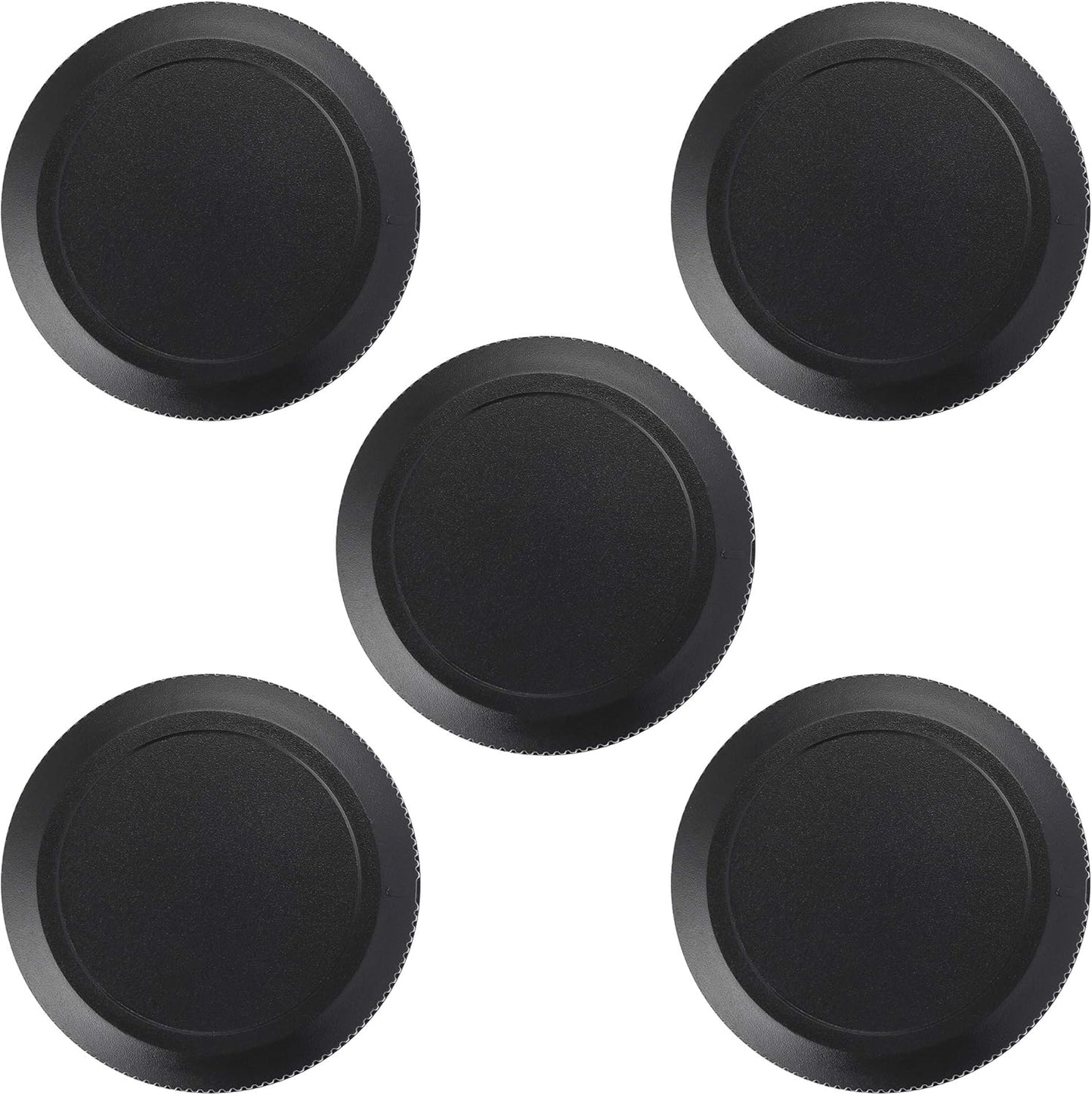 Universal Compatible Cap for Canon EOS EF and RF Mounts (5 Lens Rear Caps)