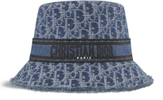 D-Bobby Dior Oblique Small Brim Bucket Hat - Image 1