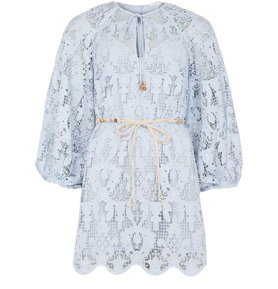 ZIMMERMANN Coco lace tunic mini dress - Image 1