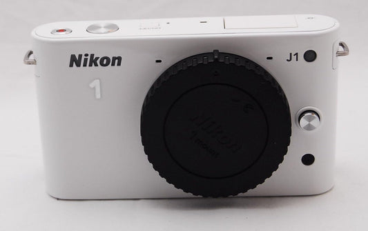 Nikon ミラーレス一眼カメラ Nikon 1 (ニコンワン) J1 (ジェイワン) 標準ズームレンズキット ホワイトN1 J1HLK WH