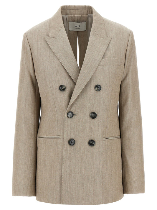 Ami Paris Maxi Split Blazer - Image 1