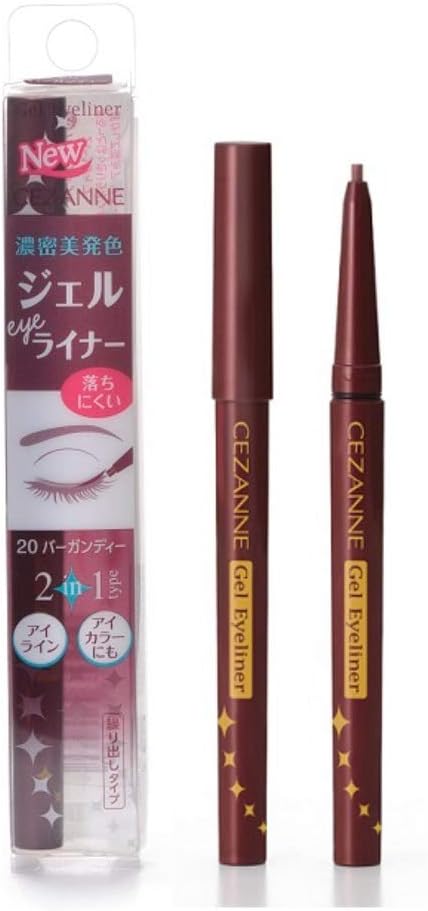 Cezanne Gel Eyeliner, 20 Burgundy, 0.004 oz (0.1 g)