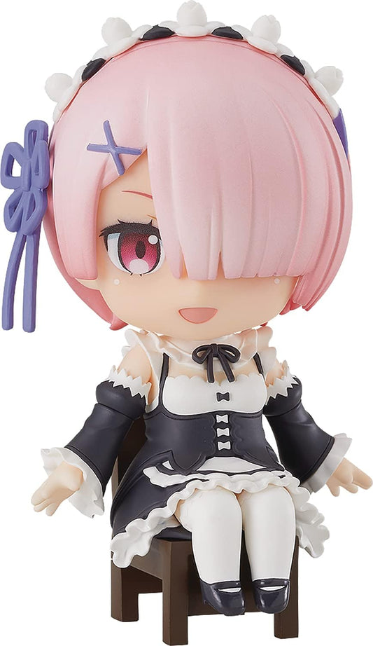 Nendoroid Swacchao! Re:Zero - Starting Life in Another World Ram Non-Scale Plastic Pre-Painted Action Figure, Pink G12666