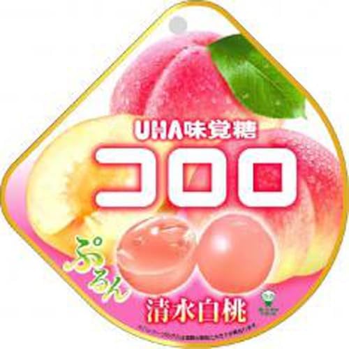 UHA Flavor Sugar, Coloro, Pure Water White Peach, 1.4 oz (40 g) x 6 Bags