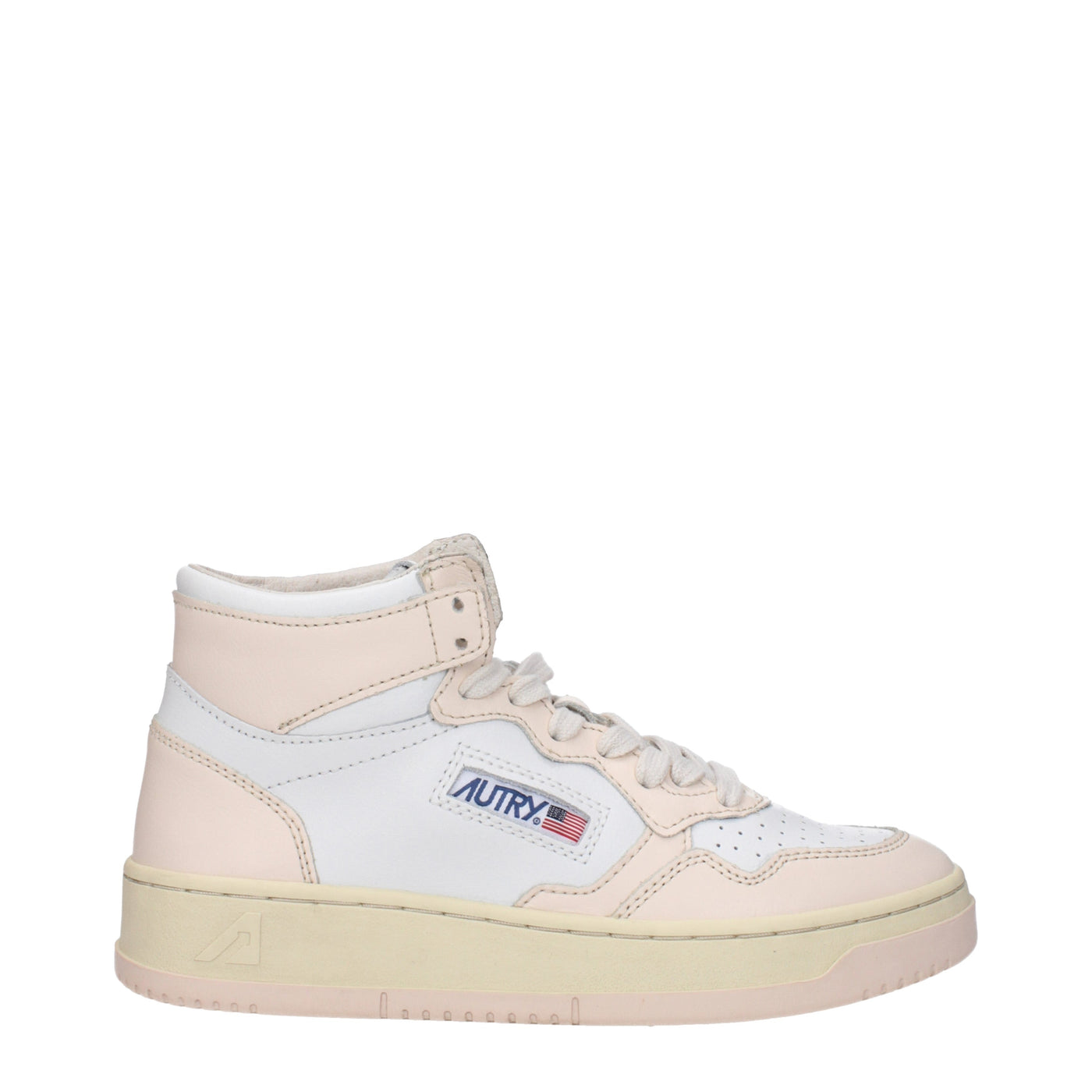 Autry Sneakers Medalist Mid Womens Skin White/Nude - Image 1