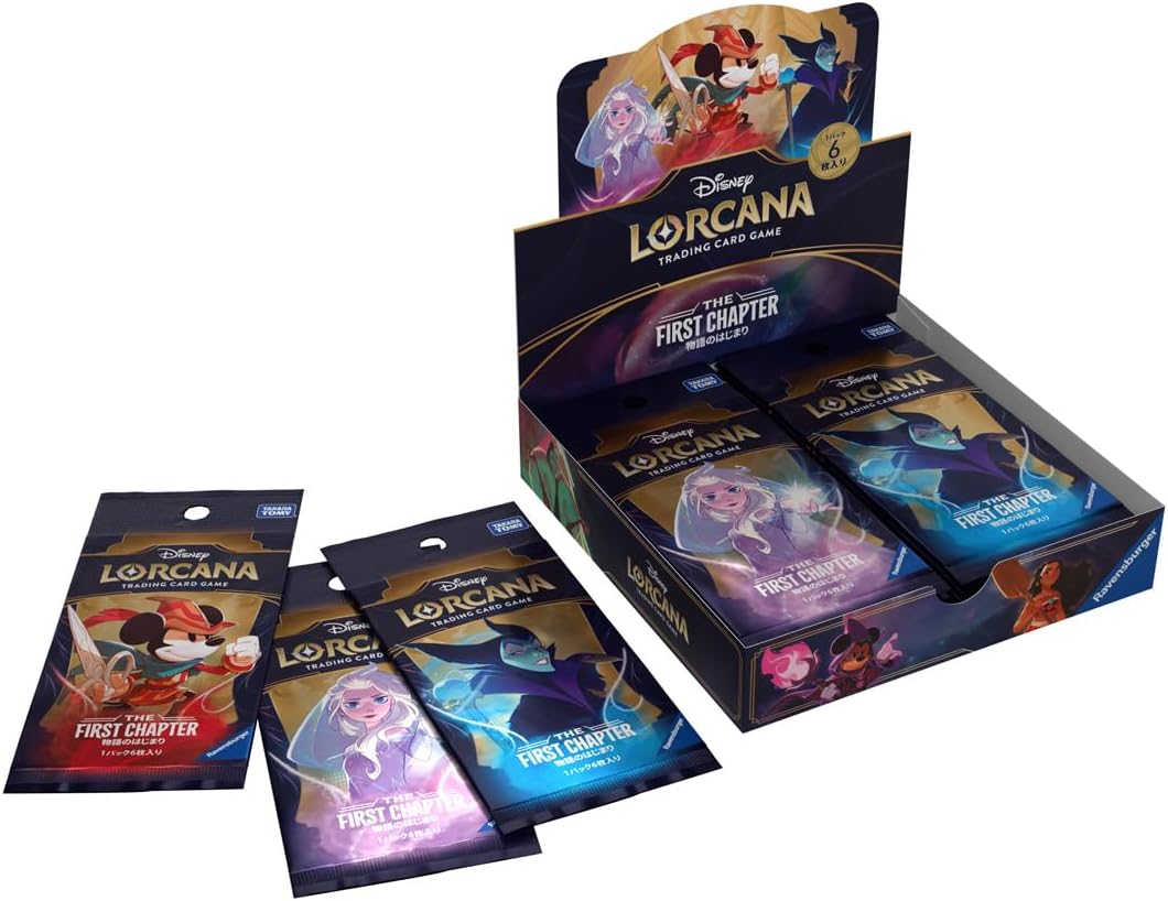 Disney Lorcana TCG, Japanese Version Booster Pack, The First Chapter Beginning of the Story, Box