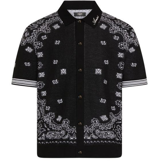 AMIRI バンダナ柄 ポロシャツ - Image 1