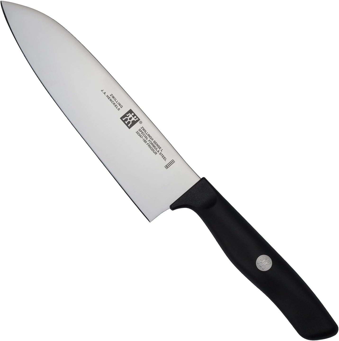 ZWILLING Sense L 32347-181 Santoku Knife, 7.1 inches (180 mm), Made in Japan, Santoku All-Purpose Knife, Dishwasher Safe