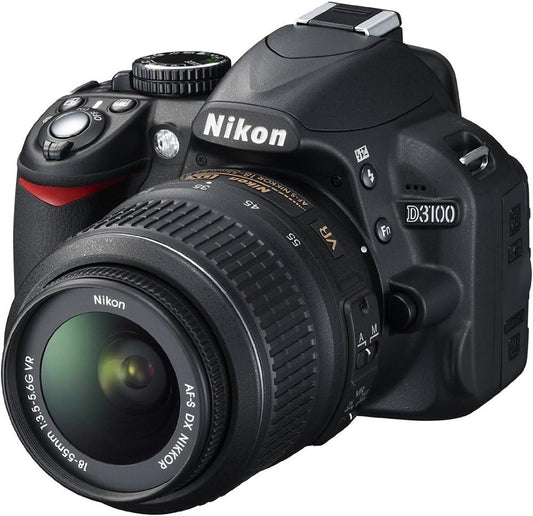 Nikon D3100 14.2MP DSLR Camera with 18-55mm f/3.5-5.6 AF-S DX VR Nikkor Zoom Lens