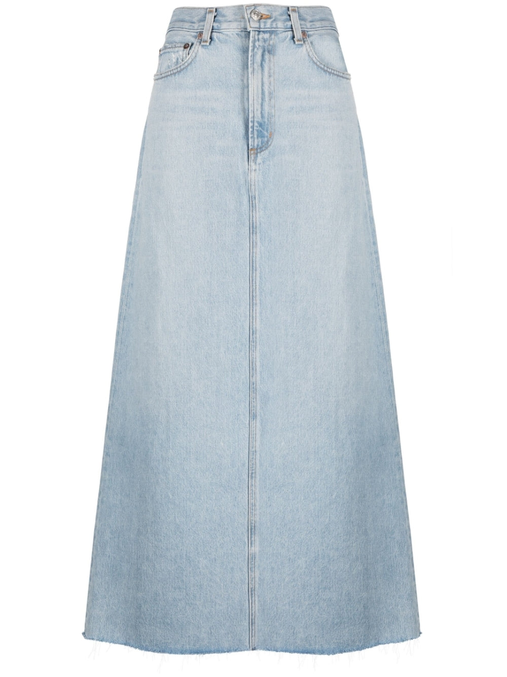 Agolde Pre Denim Maxi Skirt - Image 1