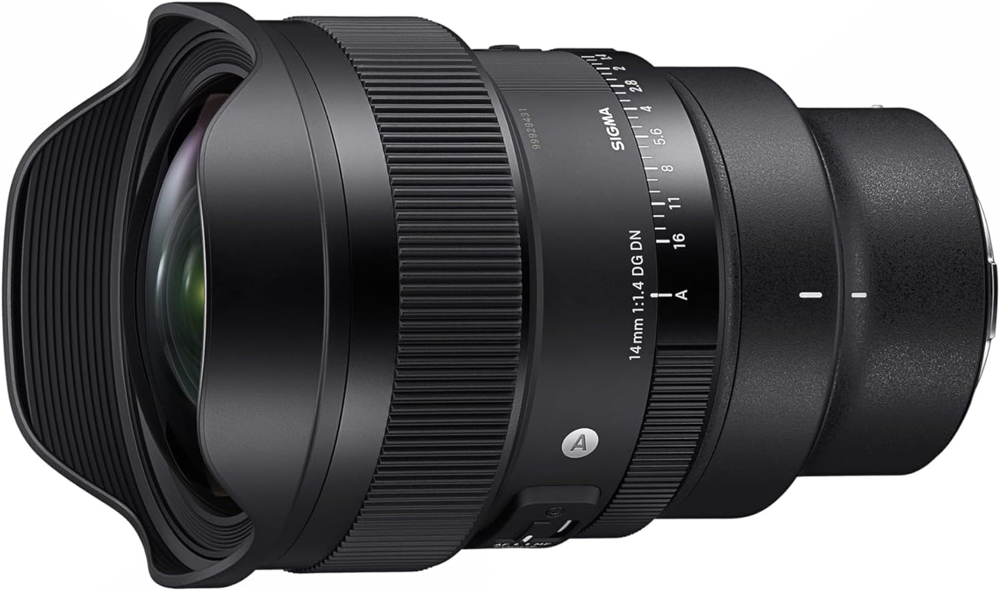 Sigma Sony E-Mount Lens 14mm F1.4 DG DN Monofocal Wide Angle Star Full Size Art Mirrorless