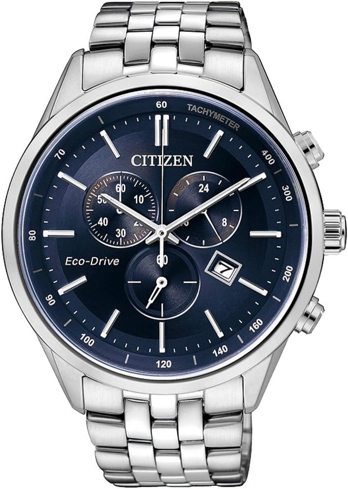 Citizen AT2140-55L Eco-Drive Chronograph Wristwatch, Men's