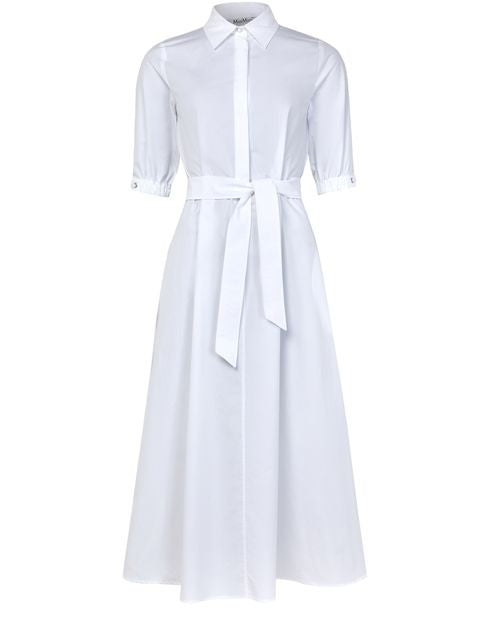 MAX MARA Hoyo コットンポプリン マキシ丈 シャツワンピース - Image 1