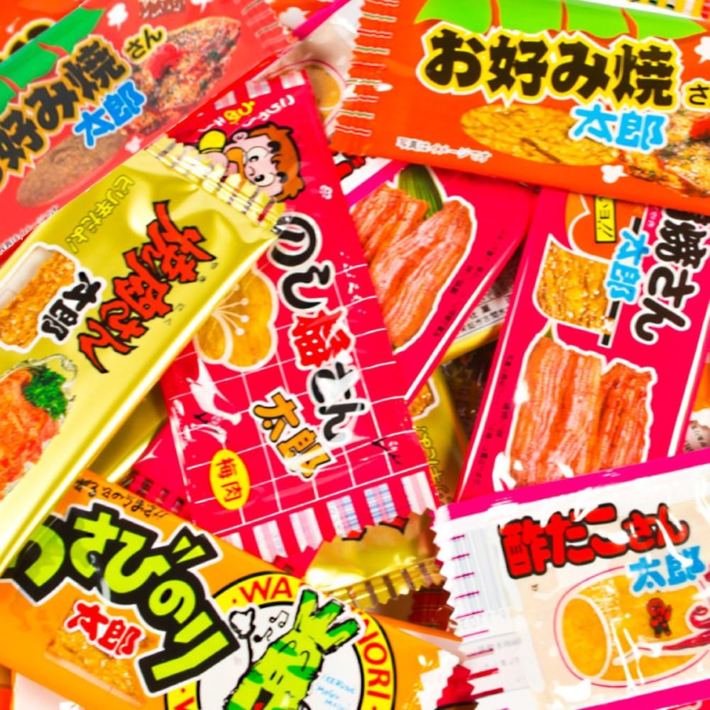 Kadou珍味 Set 7 Varieties Each 10 Sheets Total 70 Sheets Snack Assortment Wasabi Nori Taro Kamaboko San Taro Yakiniku San Taro Vinegar Tako San Taro