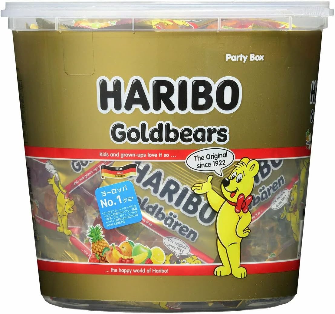 Haribo Gold Bear Drum, 33.5 oz (1000 g)