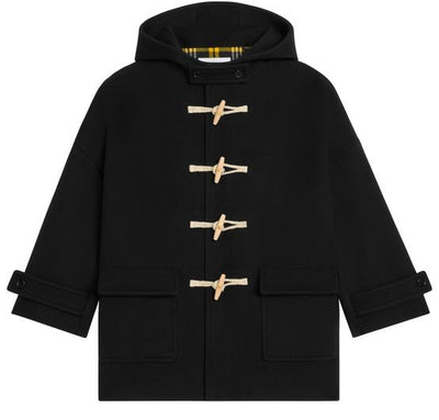 CELINE Egg-shaped duffle-coat in double face cashmere