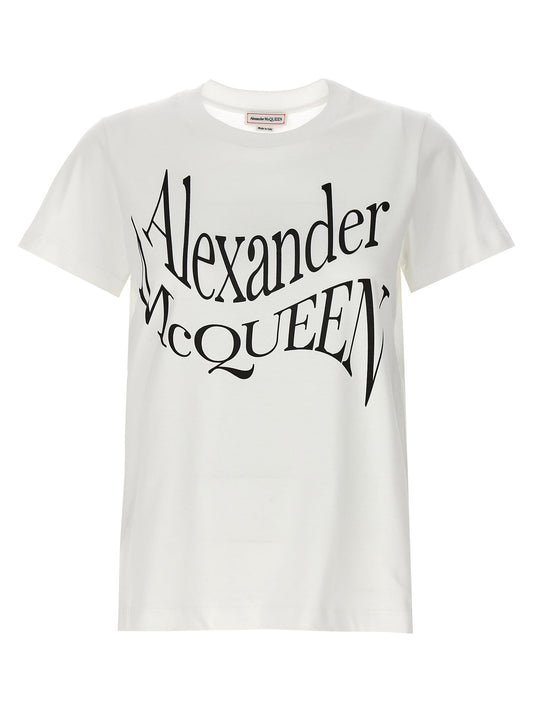 Alexander Mcqueen アレクサンダーマックイーンロゴプリントTシャツ - Image 1