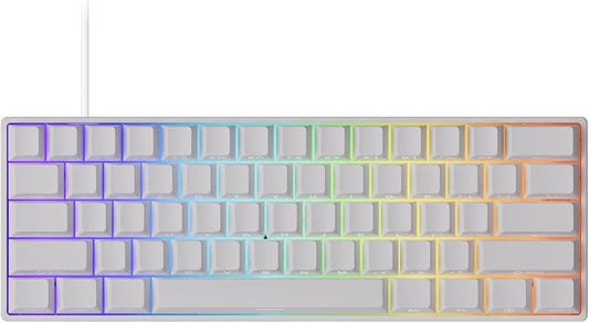 MonsGeek FUN60 Pro SP Wired Model, HE Sensor, 0.0004 inch (0.01 mm), Rapid Trigger Compatible, Magnetic Switch, Akko Glare Magnetic Switch, English Layout, Numeric Keypadless, Side Print, Wired 8K,