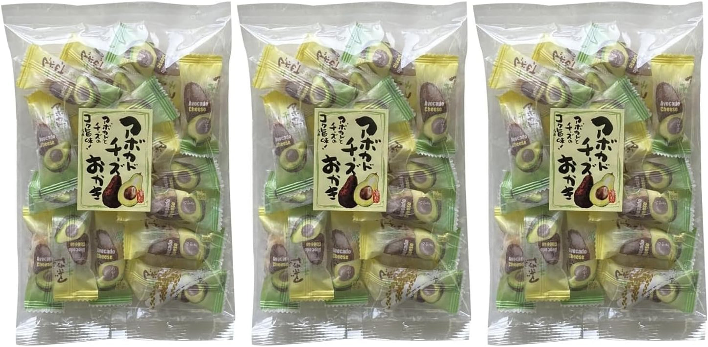 Izaki Shoten Avocado Cheese Okaki 42g x 3 Bags