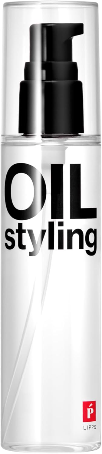 LIPPS Base Styling Oil 3.4 fl oz (100 ml) (Green Apple & Rose Fresh Scent NEW) Men's Hair Oil Hair Care Hair Treatment